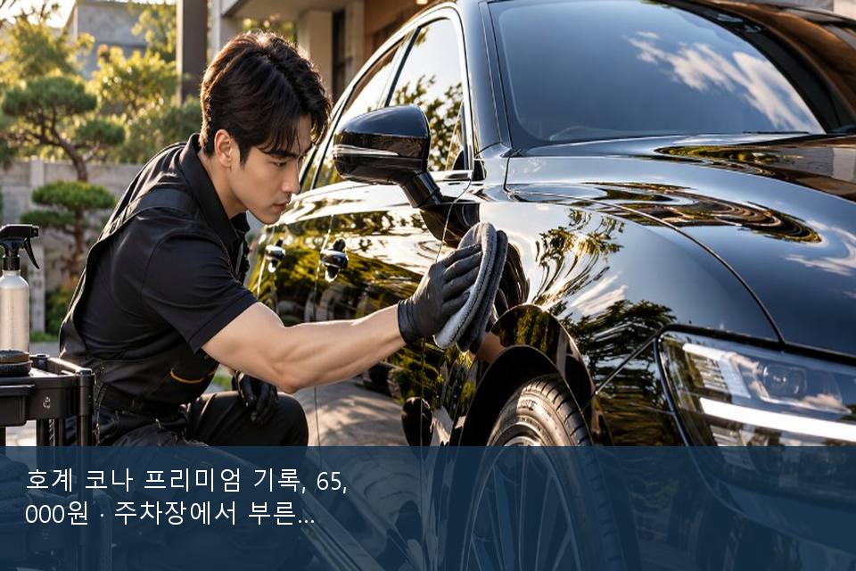 호계 코나 프리미엄 기록, 65,000원 · 주차장에서 부른 날
